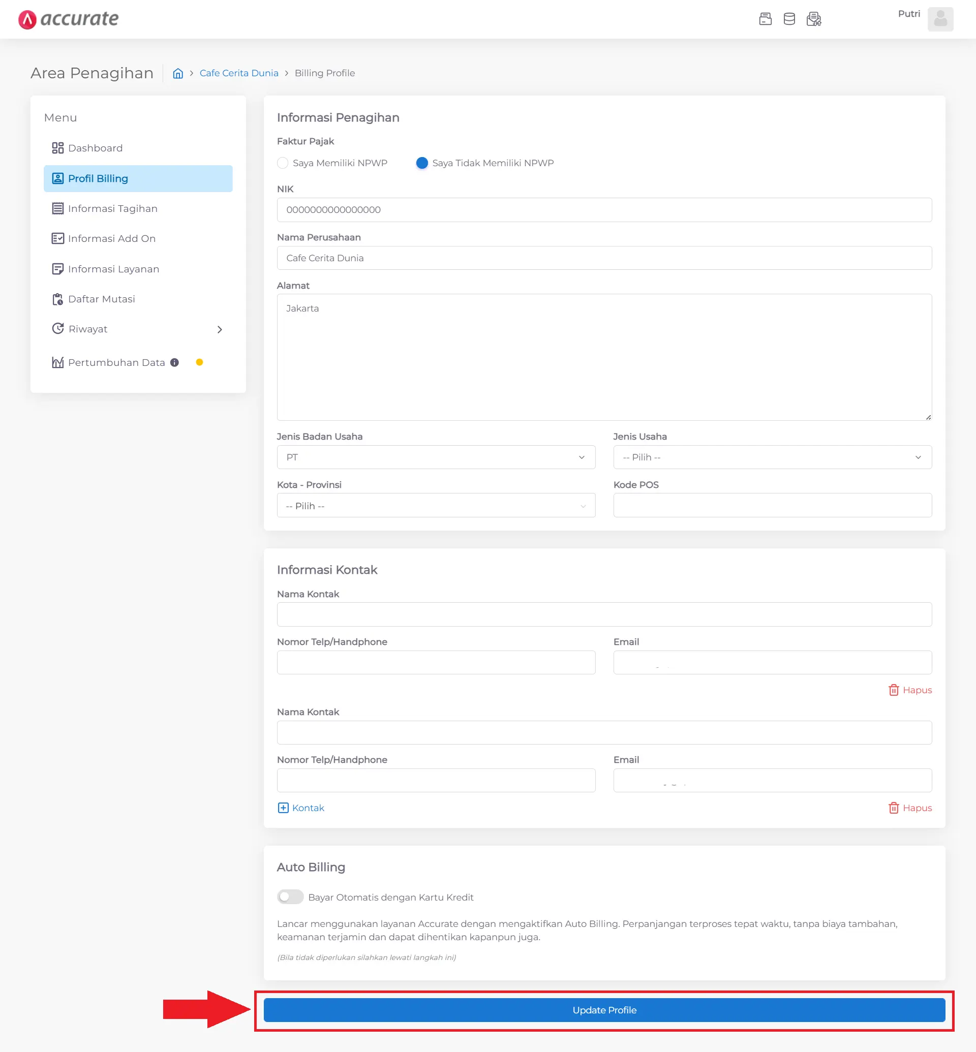 Cara memakai voucher cashback